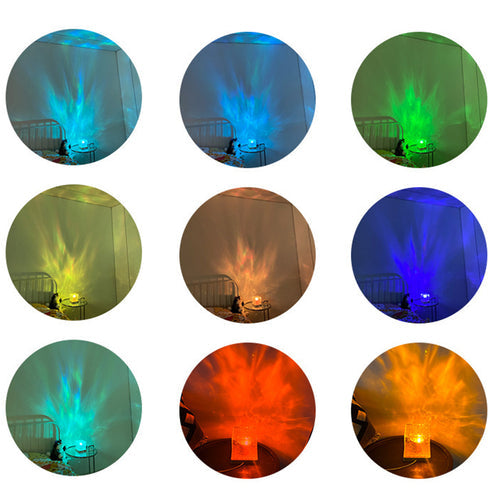 Dynamic Water Ripple Lamp Projector with RGB colors , Underwater Effect