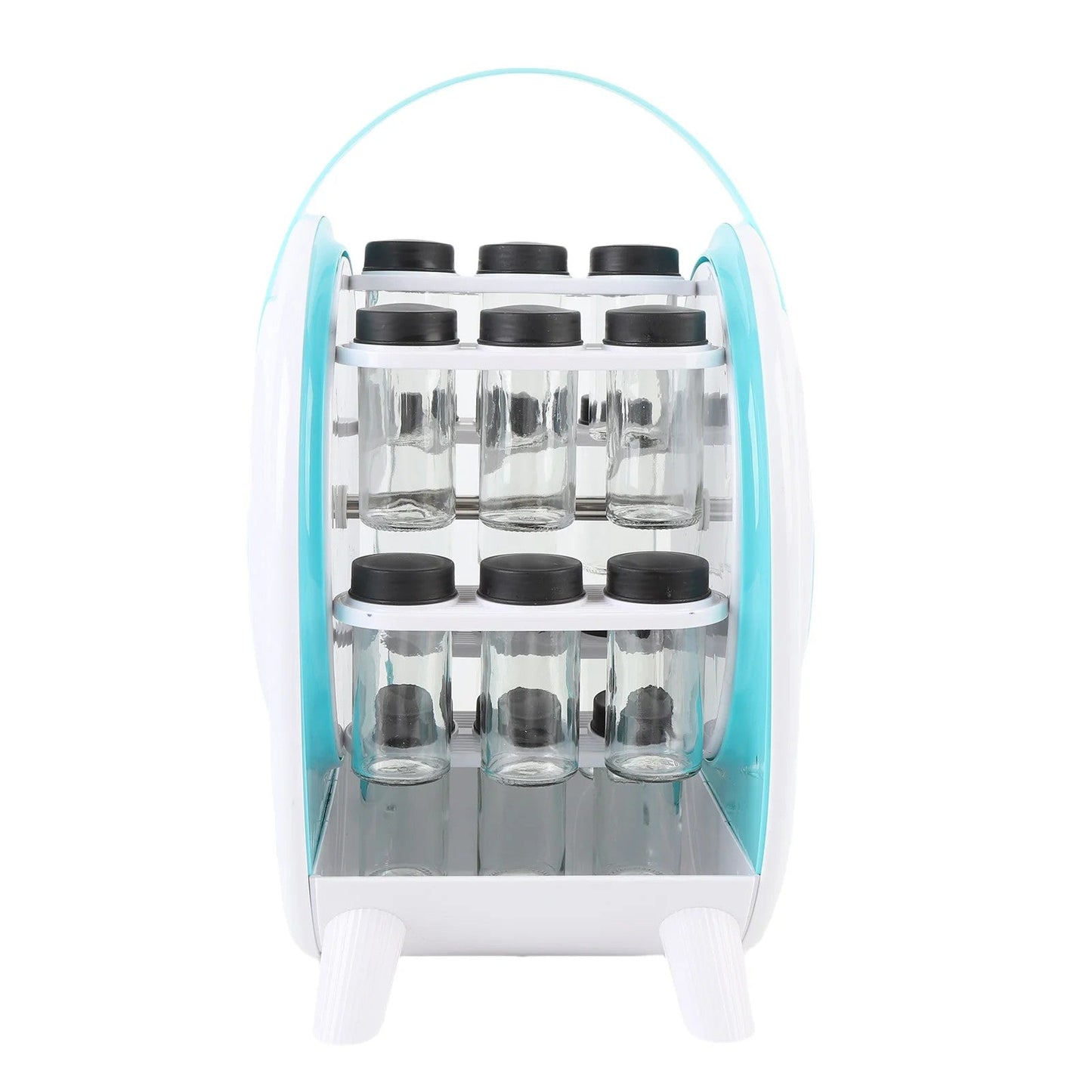 360° Seasoning Rack Organizer Rotating Seasoning Rack