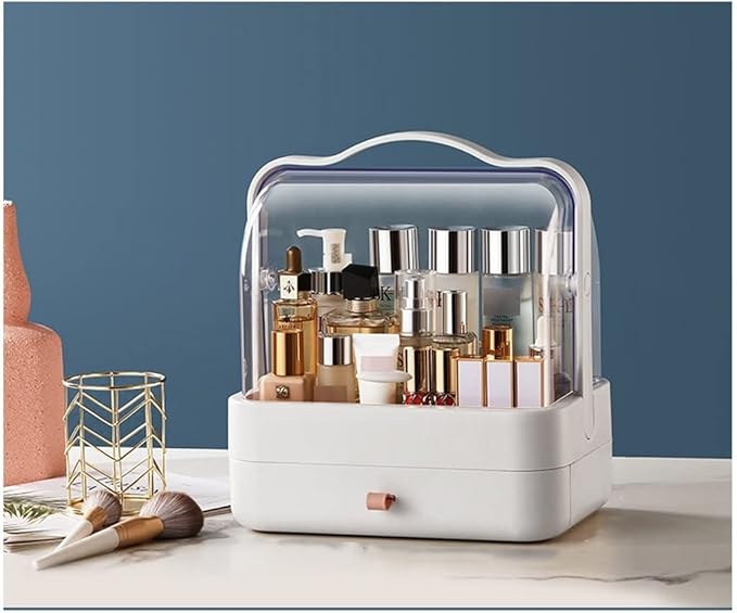 Acrylic Single Door Cosmetic Organizer