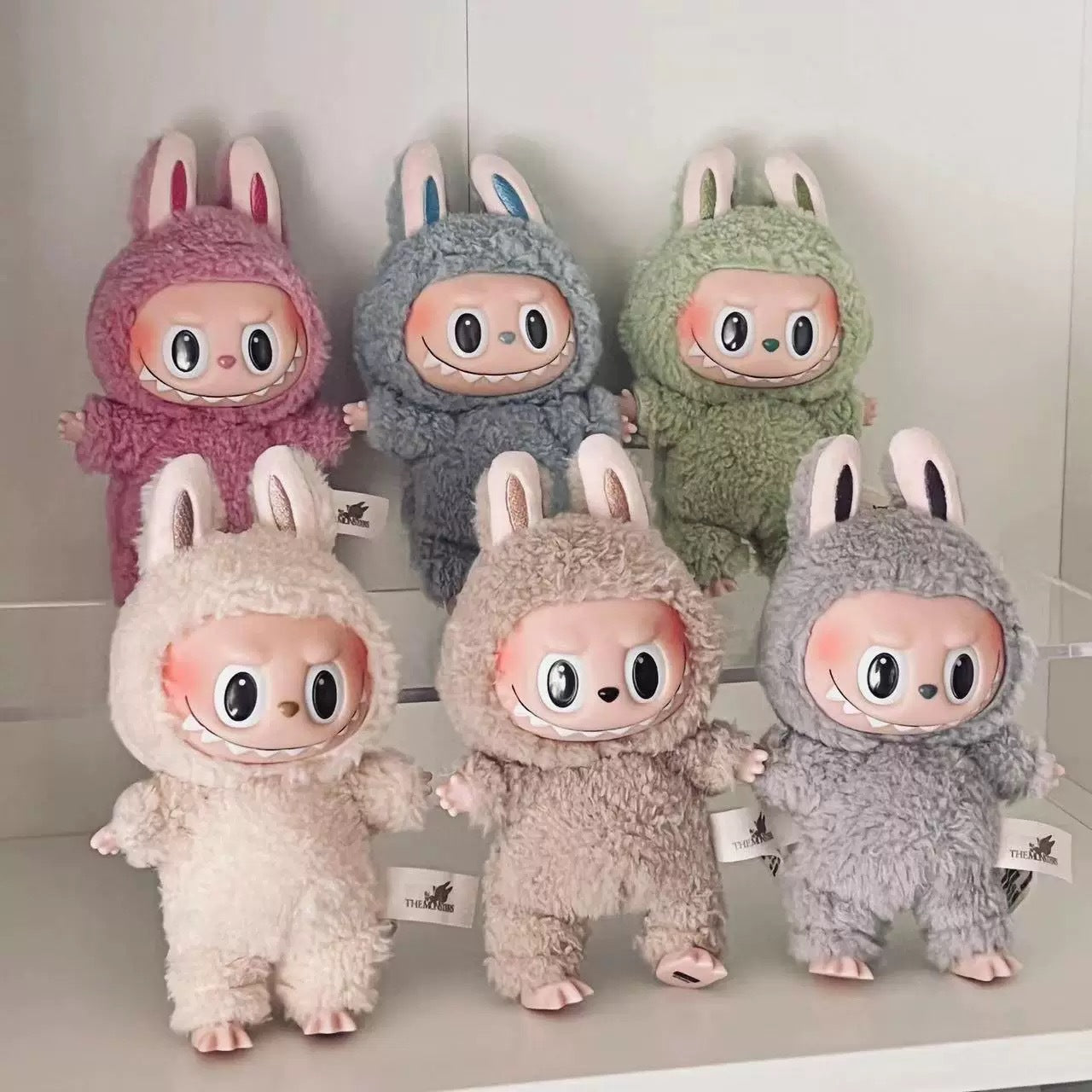 Anime characters cute Labubu series 1st generation 2nd generation blind box keychain boys and girls toys