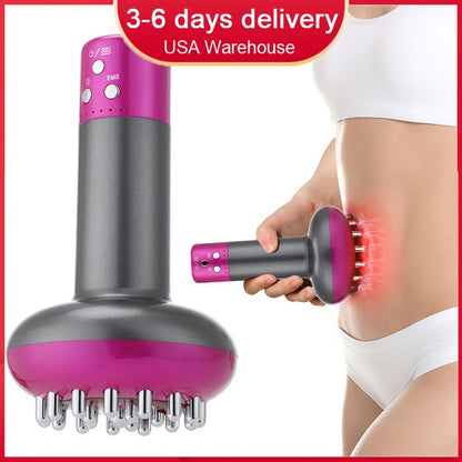 Massager Body Shaping Heating Meridian Scraping brush massager