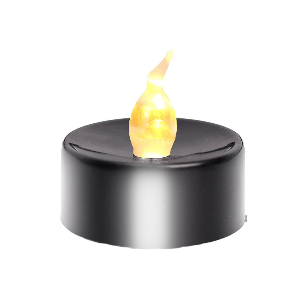 Black LED Electronic Candle Battery Operated