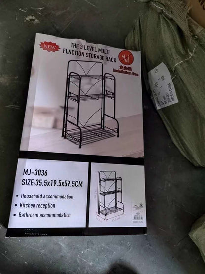 Metal Stand The 3 level Multi Function Storage Rack