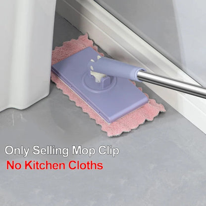 Automatic Towel Mop Portable Mini Mop Automatic Paper Towel Replacement Mop For French Window And Dust（Excluding Mop Cloth)