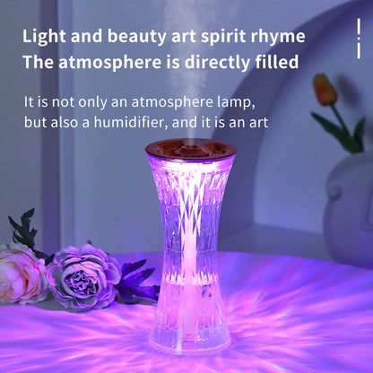 "Hot Replica Glass Design Touch Ambient Light Air Humidifier Night Light