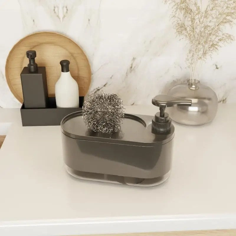 Dishwashing Liquid Press Manual Press Soap Box Hand Soap And Dish Soap Dispenser For Kitchen Sink Detergent Dispenser