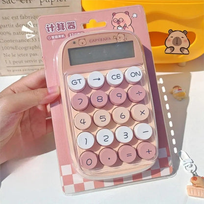 Capyabara Electronic Calculator 12-digit Mini Keyboard Calculator
