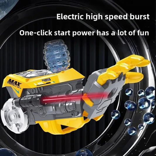 Electric Toy Gun Launcher Simulation Soft Bullet Water Drop Boys Toy High Tech Kids Crystal Pellet Repeater Plastic Material