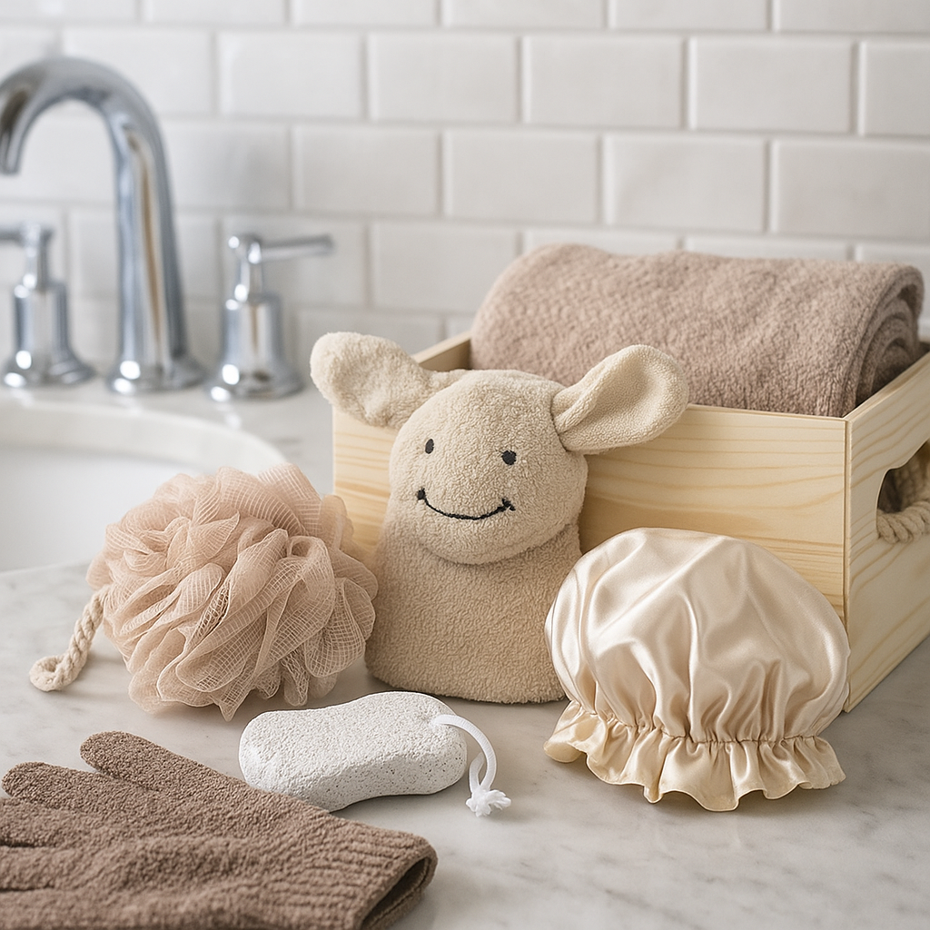 Deluxe Spa Bath Accessories Gift Set with Wooden Box Spa Accessories