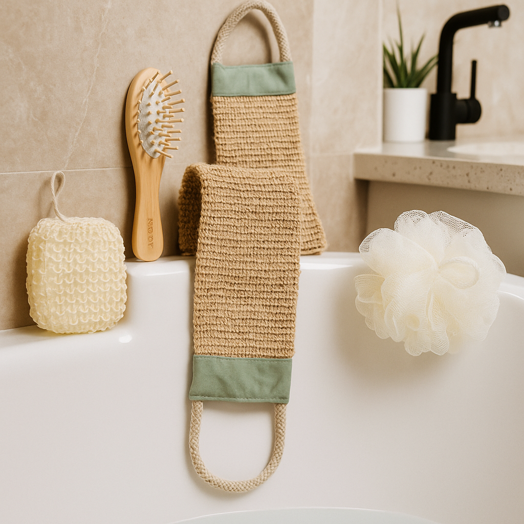 Spa Bath Accessories Set with Travel Zip Bag Spa Accessories