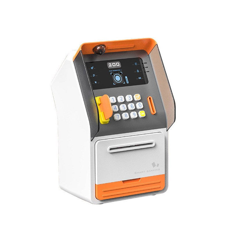 New ATM Machine Safe Box Money Bank Electronic Piggy Bank Automatic Code Key Lock