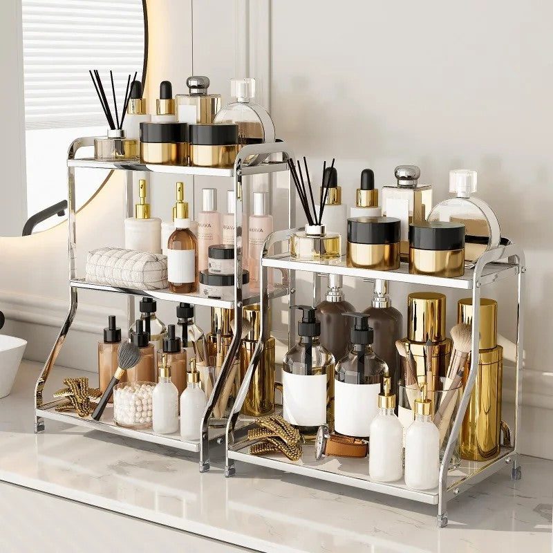 Shelf vanity desktop bathroom washstand, toilet storage rack
