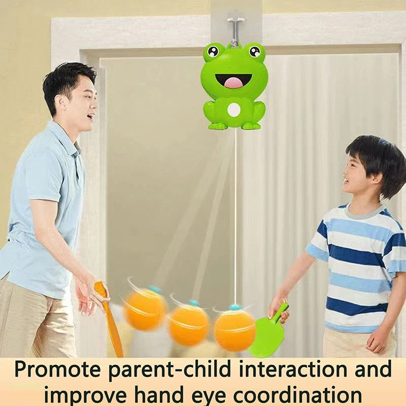 Indoor Hanging Table Tennis Trainer For Door Frame Convenient Ping Pong Trainer For Game Sports Exercise Indoor Playing Children