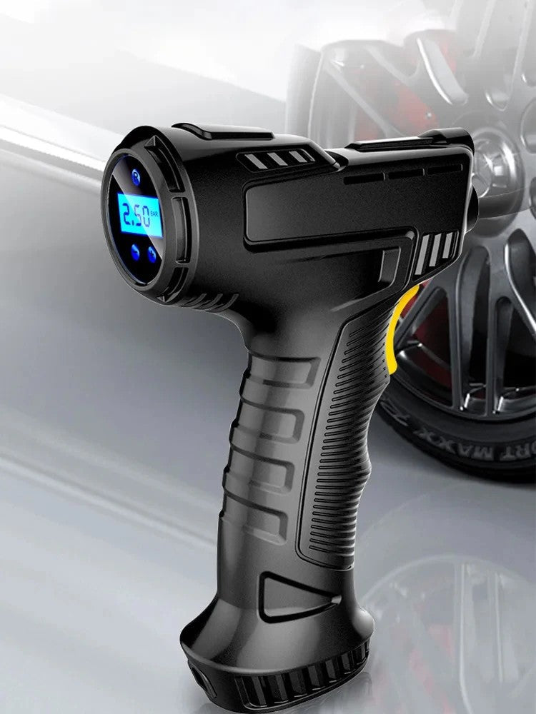 Car Mounted Inflation Pump Handheld Smart Home Car Motorcycle Portable Tire Inflation Pump Black Portable
