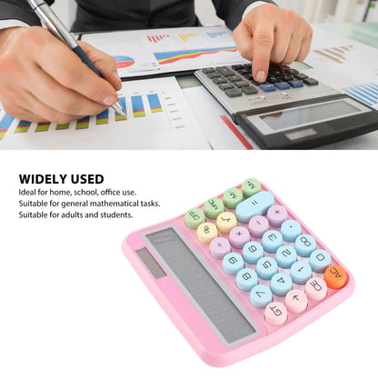Calculator 12 Digit Colorful Calculator Mechanical Keyboard