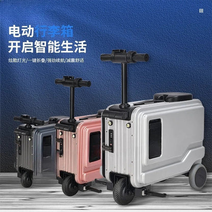 Riding, suitcase transportation, artifact trolley case, smart boarding multi-function