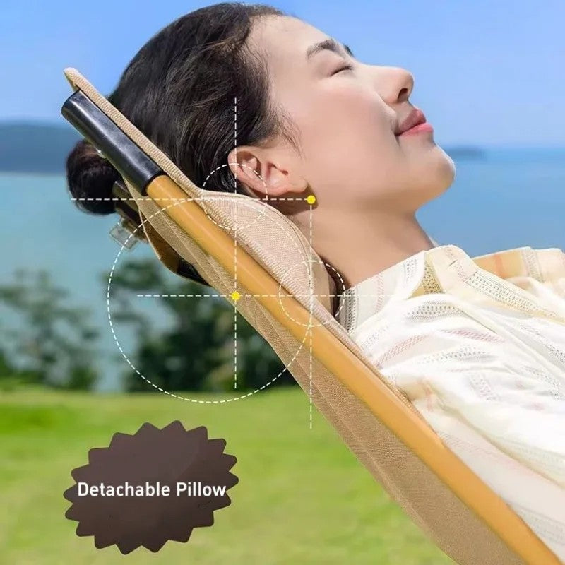 Outdoor Camping Folding Beach Chair Portable Angle easy to carry