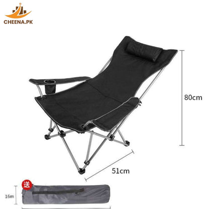 Outdoor Camping Folding Beach Chair Portable Angle easy to carry