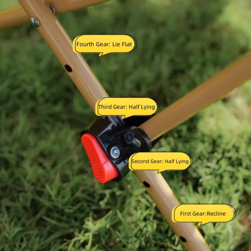 Outdoor Camping Folding Beach Chair Portable Angle easy to carry