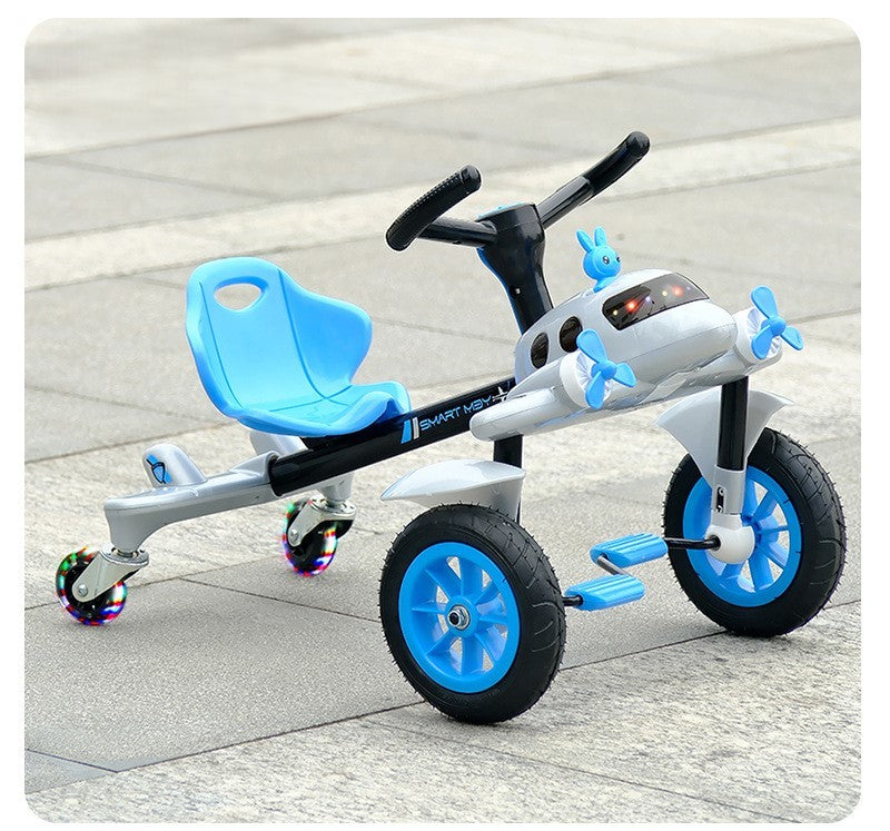 New Hot Sale Children's Four-Wheel Balance Bike Kids Drift Four-Wheeler Children's Tail Flickering Bike
