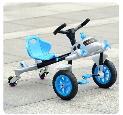 New Hot Sale Children's Four-Wheel Balance Bike Kids Drift Four-Wheeler Children's Tail Flickering Bike