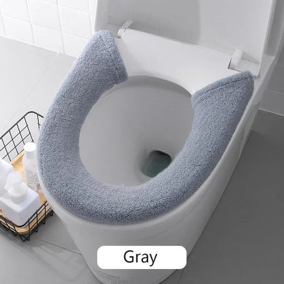 Thickened Toilet Washable Soft Warmer Mat Cover Pad Cushion Cover