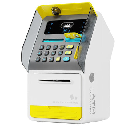 New ATM Machine Safe Box Money Bank Electronic Piggy Bank Automatic Code Key Lock
