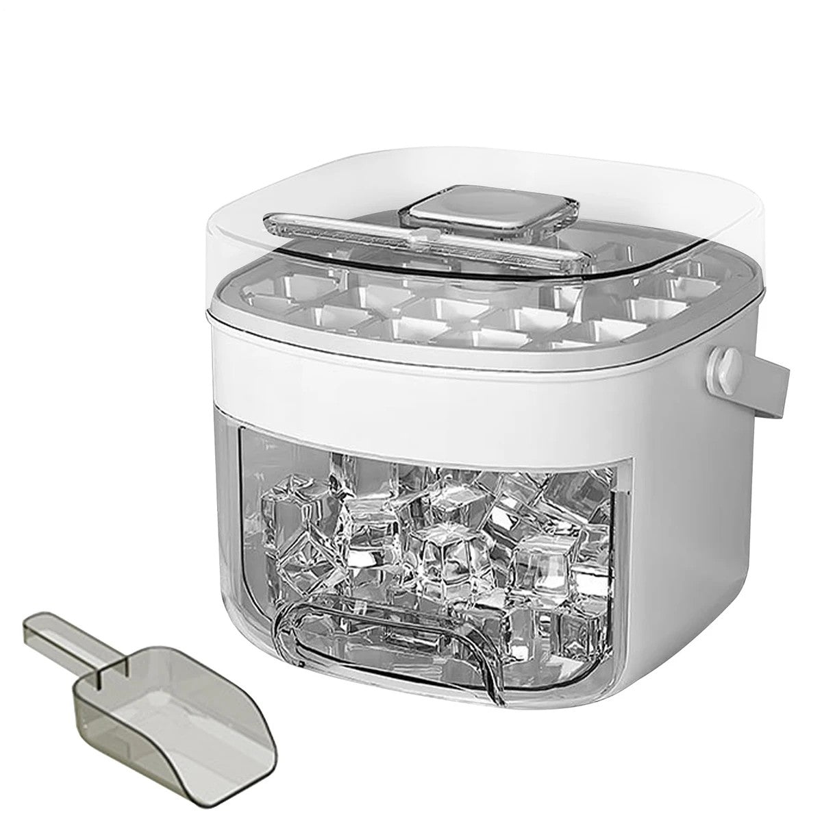 Ice Freezer Tray,Chilling Cube Maker Bin | Large Capacity Ice Making Supplies