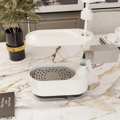 Dishwashing Liquid Press Manual Press Soap Box Hand Soap And Dish Soap Dispenser For Kitchen Sink Detergent Dispenser