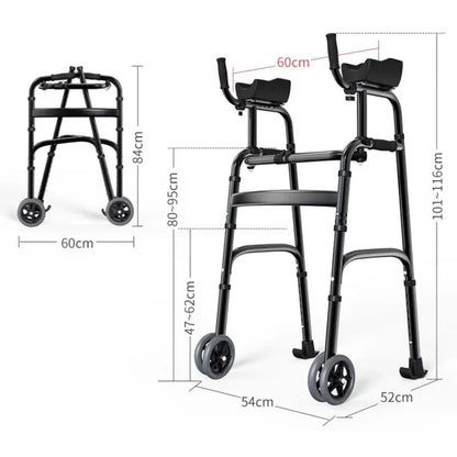 Walking Aid for The Elderly, Rehabilitation Cart for The Elderly, Walking Cane, Roaming Walker, Multi-functional Strolling Aid
