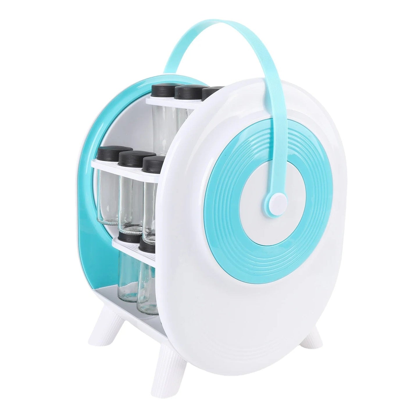 360° Seasoning Rack Organizer Rotating Seasoning Rack