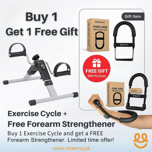 Digital Exercise Cycle with Free Forearm Strengthener