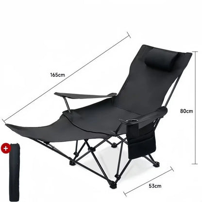 Outdoor Camping Folding Beach Chair Portable Angle easy to carry