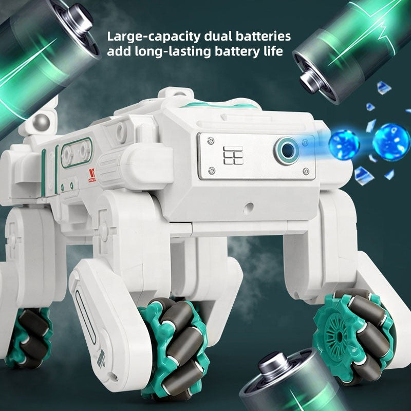 Remote Control Robo Car With Soft Bullet Toys 2.4G Moon Rover Robot Car Gesture Sensing Rc Stunt Car