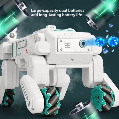 Remote Control Robo Car With Soft Bullet Toys 2.4G Moon Rover Robot Car Gesture Sensing Rc Stunt Car