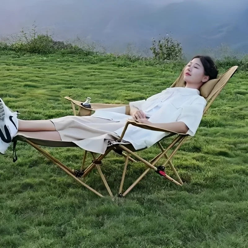 Outdoor Camping Folding Beach Chair Portable Angle easy to carry
