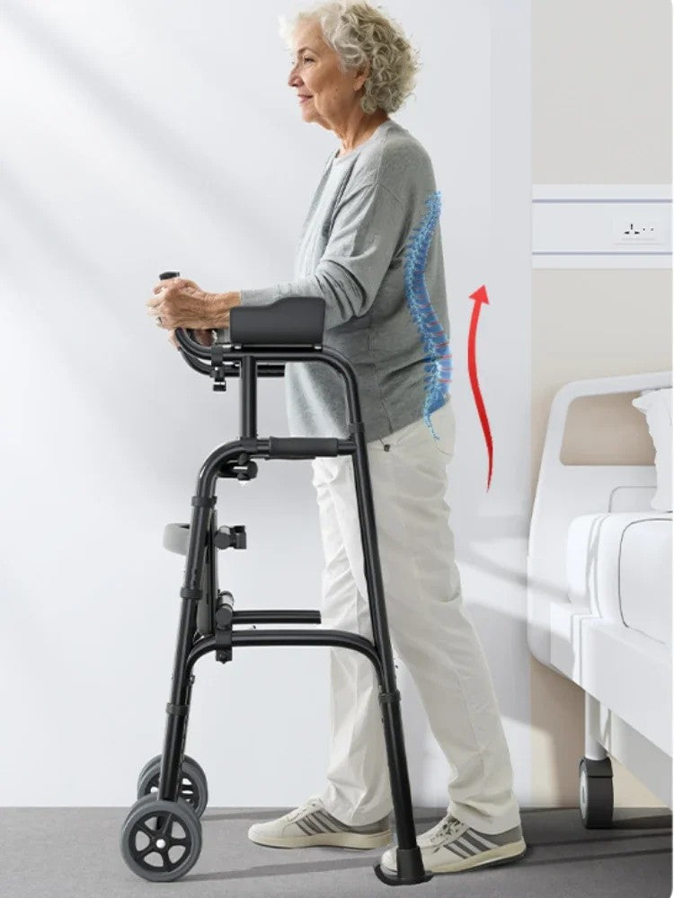 Walking Aid for The Elderly, Rehabilitation Cart for The Elderly, Walking Cane, Roaming Walker, Multi-functional Strolling Aid