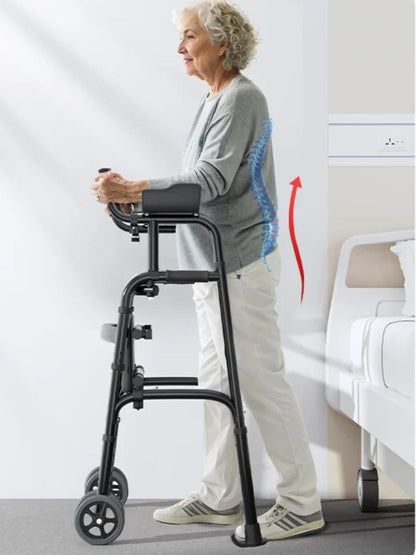 Walking Aid for The Elderly, Rehabilitation Cart for The Elderly, Walking Cane, Roaming Walker, Multi-functional Strolling Aid