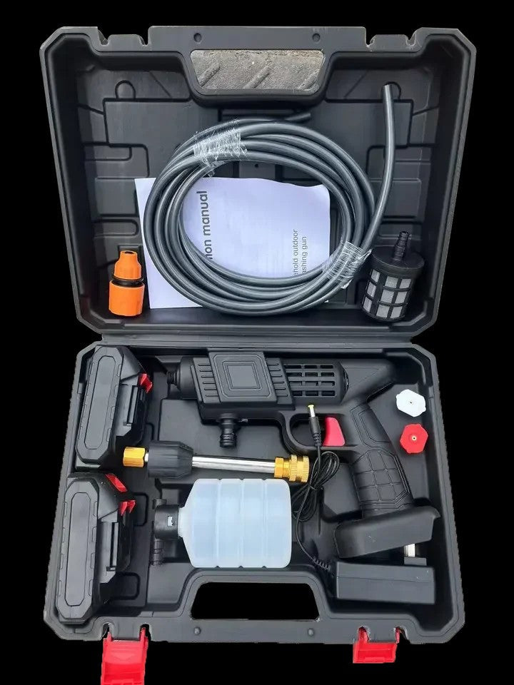 High-pressure Rechargeable Wireless Car Washer |Multi Nozzle High Quality