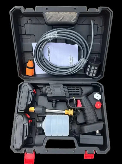 High-pressure Rechargeable Wireless Car Washer |Multi Nozzle High Quality