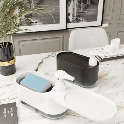 Dishwashing Liquid Press Manual Press Soap Box Hand Soap And Dish Soap Dispenser For Kitchen Sink Detergent Dispenser