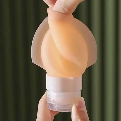 3PCS/set Portable Travel Bottles Soft Silicone Lotion Container Squeeze Tube Empty Bottle Cometic Shampoo Soap Refillable Bottle