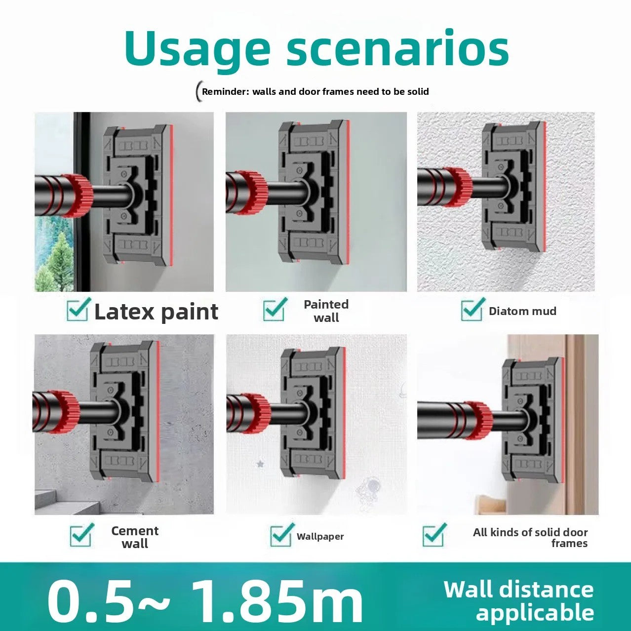 Horizontal Bar on Indoor Door Household Fitness Equipment