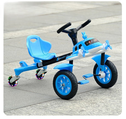 New Hot Sale Children's Four-Wheel Balance Bike Kids Drift Four-Wheeler Children's Tail Flickering Bike