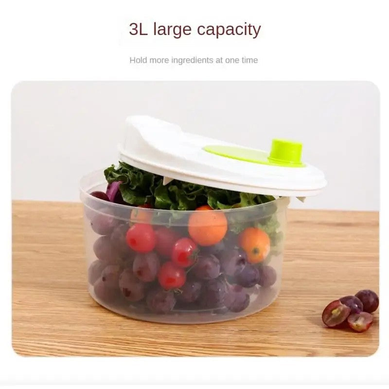 Vegetable Dehydrator Greens Washer Dryer Drainer Crisper Strainer Vegetables Salad Spinner Lettuce Leaf for Washing Drying Leafy