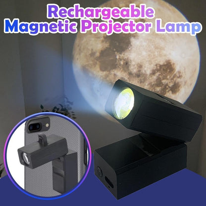 Mini Projection Lamp, Projector Lights with 5 Projection Film, Rechargeable Projector Lights, Decoration Light Projector