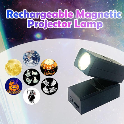 Mini Projection Lamp, Projector Lights with 5 Projection Film, Rechargeable Projector Lights, Decoration Light Projector