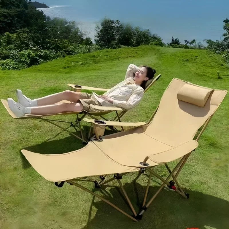 Outdoor Camping Folding Beach Chair Portable Angle easy to carry