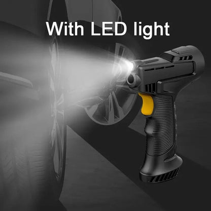 Car Mounted Inflation Pump Handheld Smart Home Car Motorcycle Portable Tire Inflation Pump Black Portable