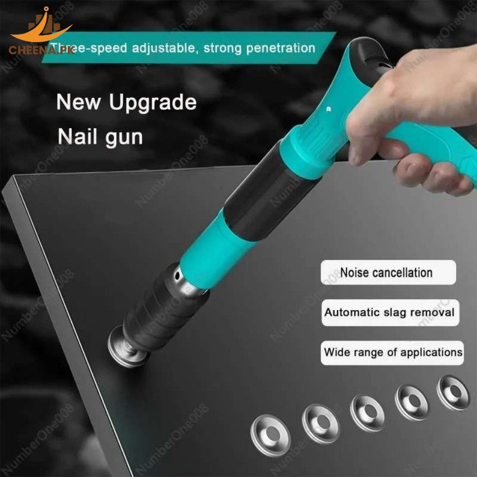 Heavy-Duty Concrete Nail Gun Kit with 10 Free Nails